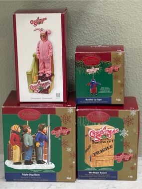 A Christmas Story Set of 4 Heirloom Ornament Collection